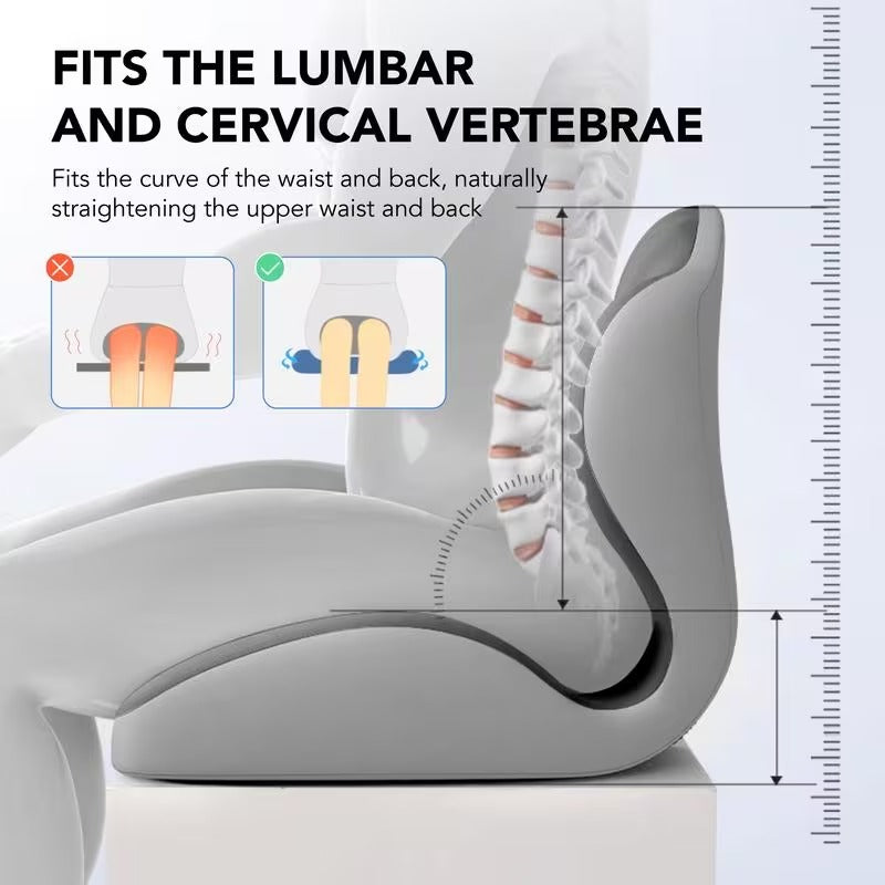 Cojín Elvix™ Ergonómico – Alivio Lumbar y de Coxis