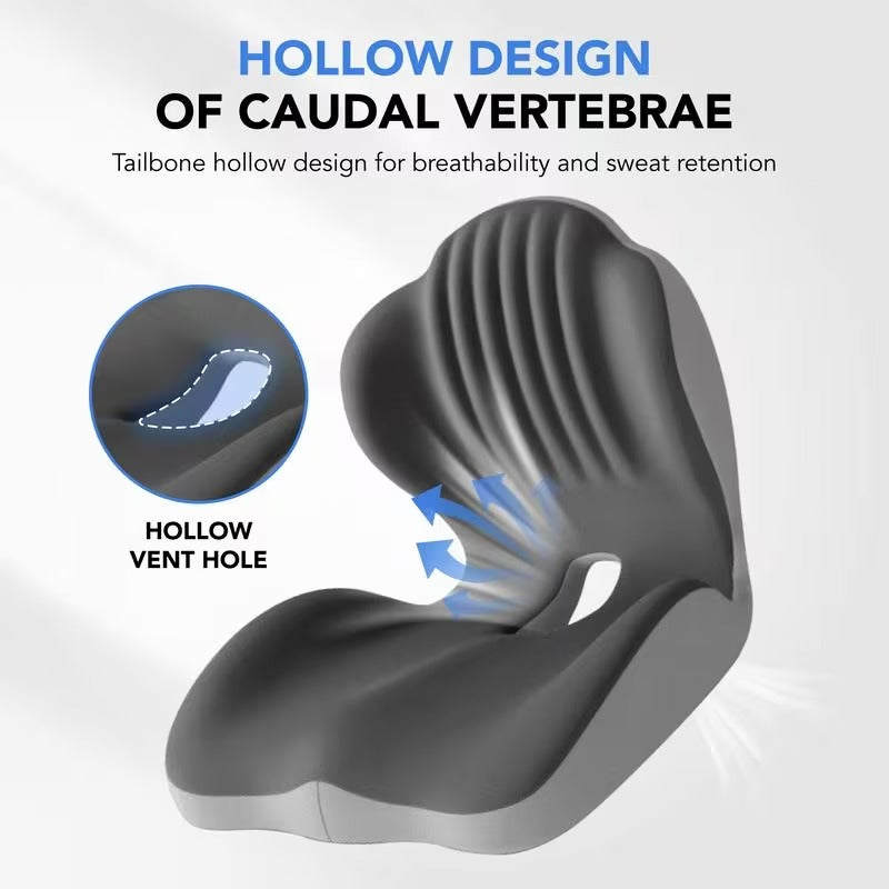 Cojín Elvix™ Ergonómico – Alivio Lumbar y de Coxis
