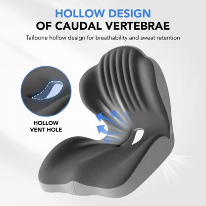 Cojín Elvix™ Ergonómico – Alivio Lumbar y de Coxis