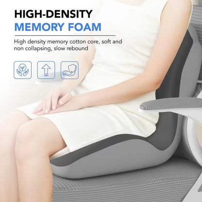 Cojín Elvix™ Ergonómico – Alivio Lumbar y de Coxis